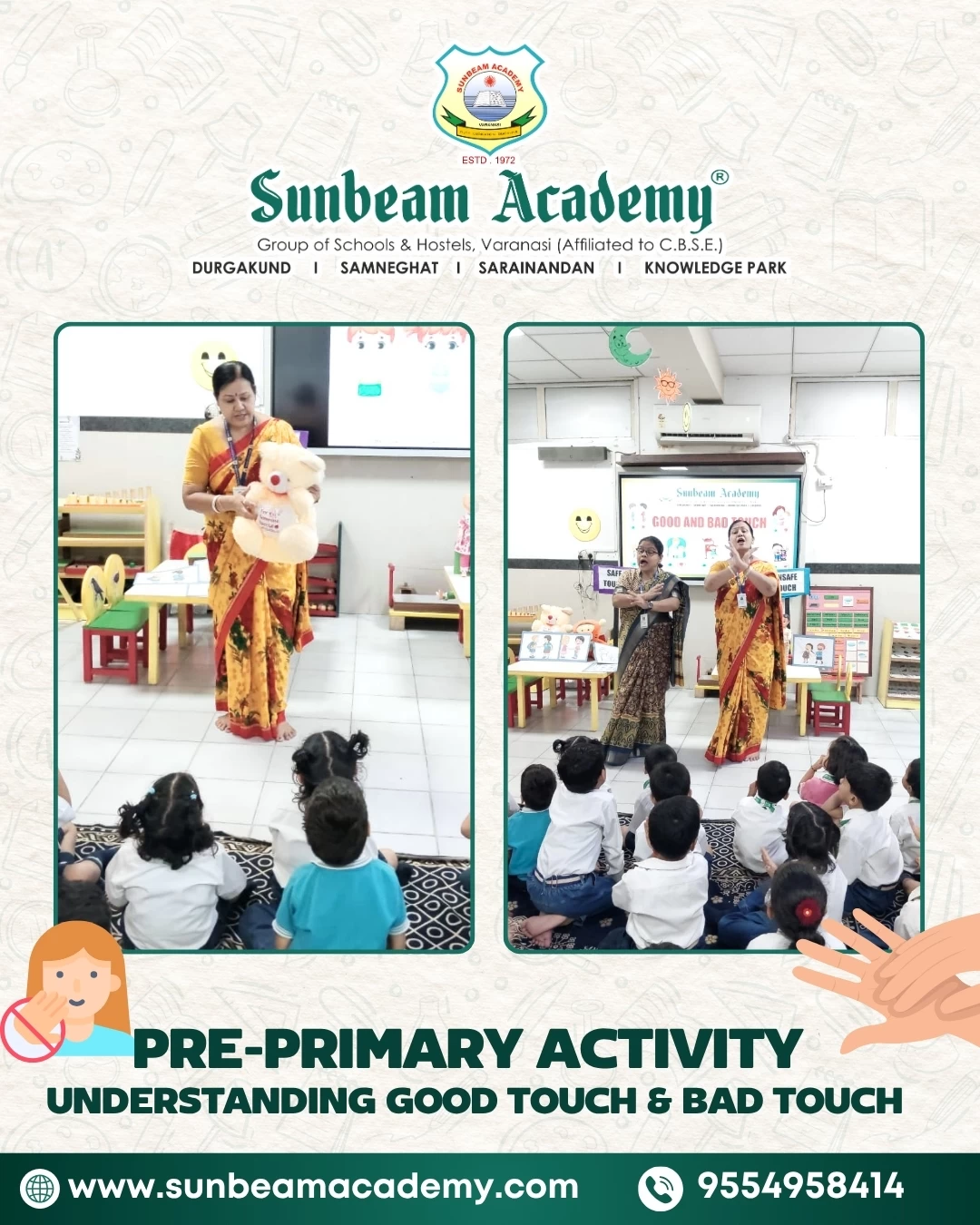 Pre Primary Activity - Understanding Good Touch & Bad Touch