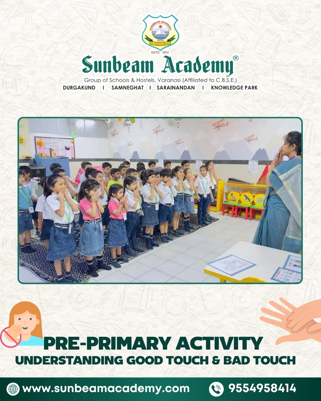 Pre Primary Activity - Understanding Good Touch & Bad Touch