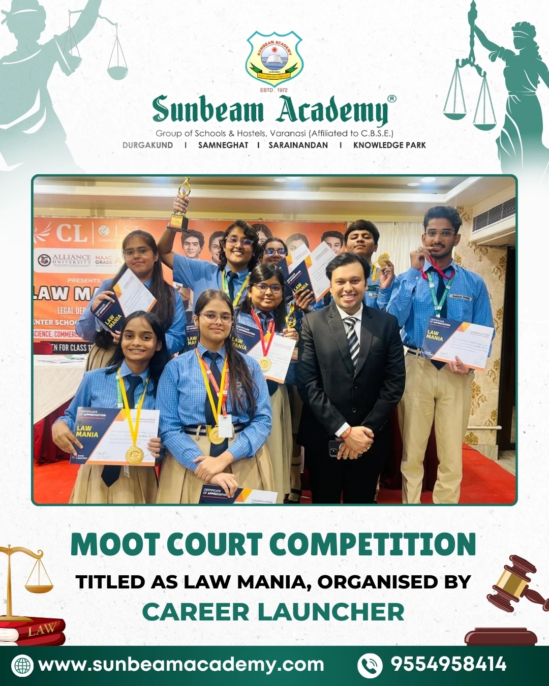 Victory at Law Mania – Moot Court Competition!