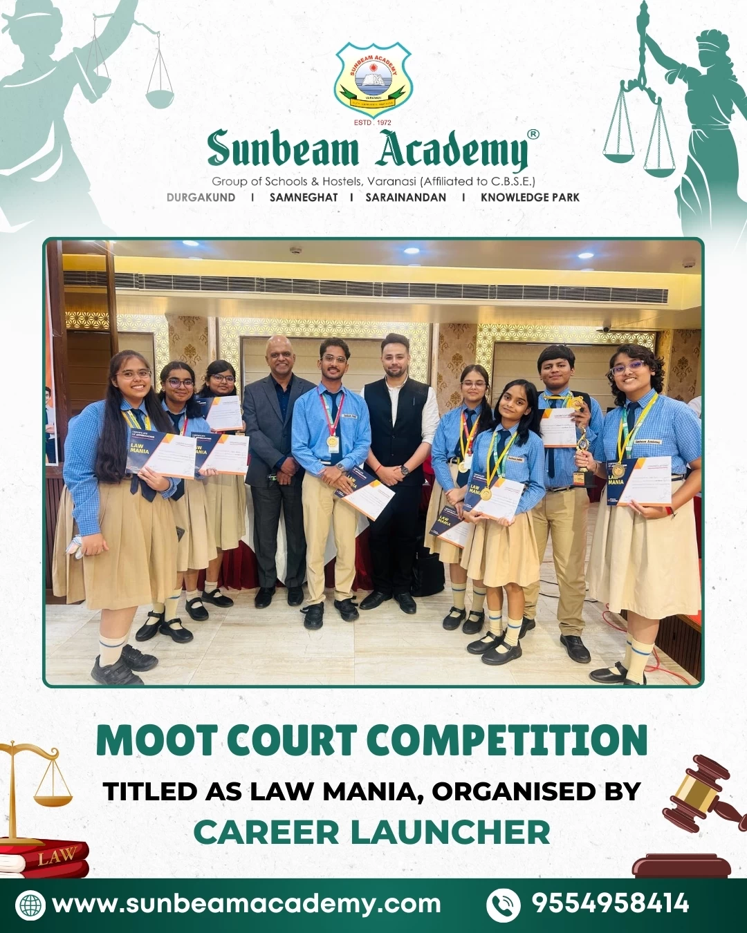 Victory at Law Mania – Moot Court Competition!