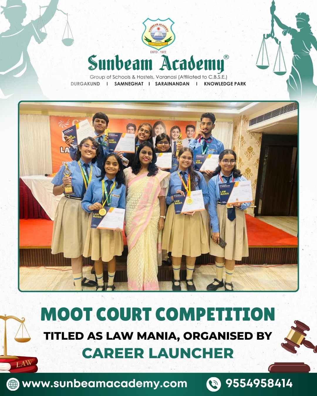Victory at Law Mania – Moot Court Competition!